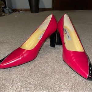 Red & Black Bellini Heels
